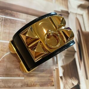 Hermes Collier de Chien cuff bracelet